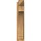 Ekena Millwork Imperial Rough Sawn Arts and Crafts Outlooker, Western Red Cedar, 6"W x 20"D x 32"H OUT06X20X32IMP03RWR - alternate 3